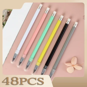 48PCS Inkless Creion Reutilizabile Veșnică Creion cu Radiera, Creioane pentru Totdeauna Creion Inkless Creion pentru Acasă, Școală de Birou