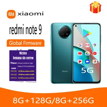 Xiaomi-Redmi Nota 9 5G Smartphone, la nivel Mondial telefon Mobil ROM