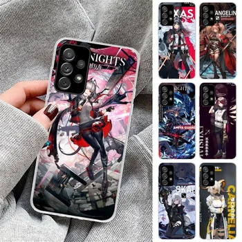 Arknights Anime Mobile Telefon Mobil Caz pentru Samsung Galaxy S23 S22 S21 Plus Ultra A12 A32 A53 Clar pe Capacul Telefonului Funda