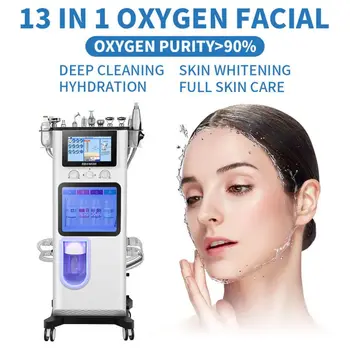 12 In 1 Diamond Peeling H2o2 Hydra Hidro Jet De Apă Aqua Faciale, Tratamente Faciale De Îngrijire Microdermabraziune Hydra Dermabraziune Mașină