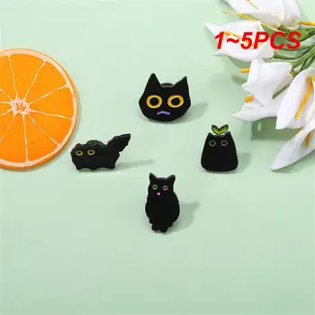 1~5PCS de Desene animate de Animale Farmecele pentru a Viziona Froggy Pisica Neagra Decorative Stud Bijuterii Farmec pentru Iwatch Curea Silicon Watchband