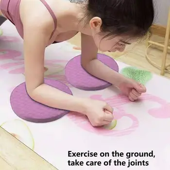 Practic Yoga Mats rezistent la Uzura Exercitii Tampoane Non-Decolorare Rotund Cot Tampoane de Fitness de Protecție Perne Protectie Cot
