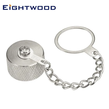 Eightwood 2 buc Capac de protecție pentru N Jack de sex Feminin RF Coaxial Conector cu Inel de Lanț Adaptor