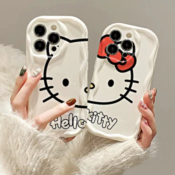 Hello Kitty Caz de Telefon pentru Samsung Galaxy A34 A33 A31 A32 A20 A30 A24 A23 A22 A21S A20S A14 A13 A12 A10S A04E A03 A04 husă Moale