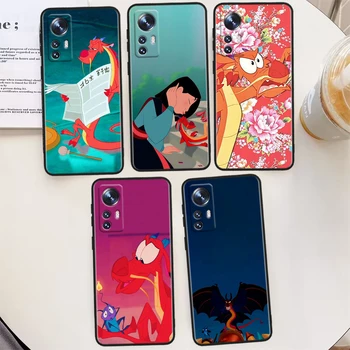 Disney Mulan Film Pentru Xiaomi Mi 13 Ultra 12T 12S 12X 11i 11X 11T Juca HyperCharge Lite Pro Negru Cazul în care Telefonul Caz de Telefon
