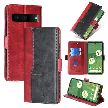 Moda Magnetic Portofel Caz de Telefon pentru Google Pixel 8A 8 7 6 Pro 5A 4A 3A 5 3 2 XL Flip Cover din Piele Flip Caz cu Sloturi pentru Carduri