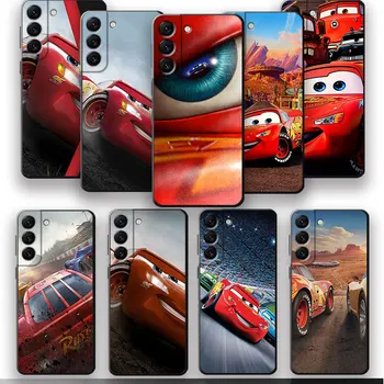 TPU Moale Disney Cars Lightning McQueen Acoperi Caz de Telefon pentru Samsung Galaxy S20 FE S10e S22 Ultra 5G S9 S21 Plus S8 S10 S7 Edge