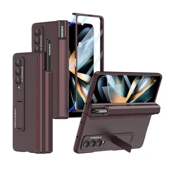 Anti-Șoc Corp Plin cel Mai bun Caz de Protecție pentru Samsung Galaxy Z Fold 4 5G Fold3 Fold4 Ori 3 Protector din Sticla Temperata Film