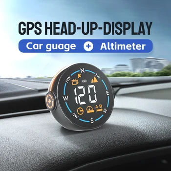 H600G Masina HUD Head-Up Display GPS Vitezometru Viteză de Avertizare Altitudine instrument Potrivit Pentru Toate Vitezometru Mașină pentru Masina