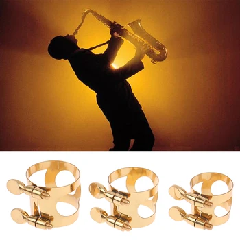 Saxofon, Saxofon Purtător De Cuvânt Ligatură Clip Climp Durabil Fixare Capac Pentru Alto/Sub Alto/Treble Saxofon, Saxofon Purtător De Cuvânt Clemă Clipuri