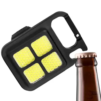 Mini LED Breloc cu Lumina 150mAh USB Reîncărcabilă Mini Lanterne Multifunctionale de Buzunar Lanterna Cu Magnet Puternic Portabil
