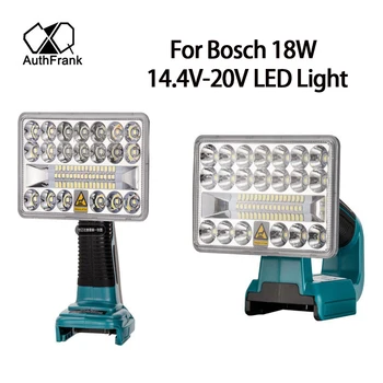 BAT609 Lanterna LED-uri în aer Liber Lumina Reflectoarelor Instrument Lumina Iluminator pentru Bosch18W 14.4 V-20V Acumulator litiu-ion BAT618 BAT609G