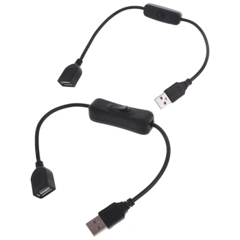 Cablu USB cu 1-Pachet USB de sex Masculin la Feminin Cablu prelungitor Inline On/Off pentru Conducere Recorder Dropship