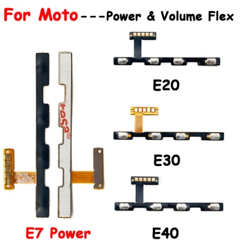 20buc Power Flex Pentru Moto E20 E30 E40 păstrăm e6 E7i E7 Putere E6 Plus E5 Juca Margine de Putere Pe Tasta de Volum Butonul de Flex Cablu Panglică