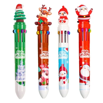 Multicolor Pen 10-în-1 Pix Retractabil pentru Copil Recompensa
