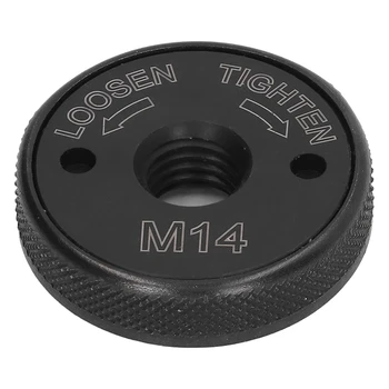 M14 Filet Polizor Unghiular Piuliță De Prindere Cu Eliberare Rapidă Piuliță De Înlocuire Rapid De Blocare De Fixare Piuliță Flanșă - Negru