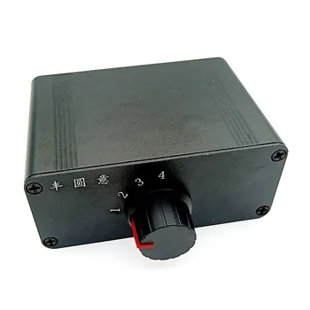 Nici o sursă de Alimentare 4 Input-Output 1 / 1 Intrare Ieșire 4 Patru Semnal Audio Switcher Amplificator Difuzor Audio Splitter Selector Cutie