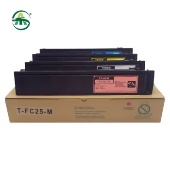 1 BUC T-FC25 Cartuș de Toner Compatibil pentru Toshiba E-Studio 2040C 2540C 3040C 3540C 4540C Copiator Reumplere Cartuș de Toner CMYK