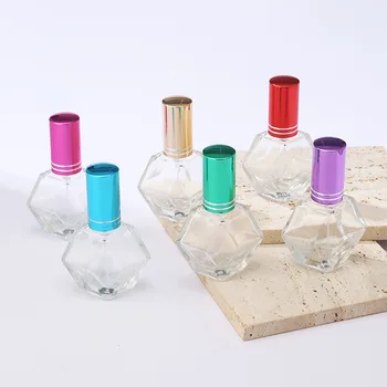 12ml Diamant în Formă de Sticlă Transparentă Reîncărcabile Sticla de Parfum Spray Pompa de Gol Atomizor Flacoane Eșantion de Călătorie Container Cosmetice