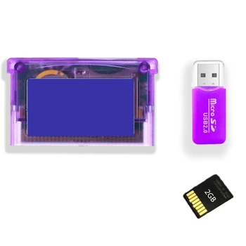 E56B Card SD-Card Flash Adapter Cartuș de 2GB Joc Backup Dispozitiv cu USB