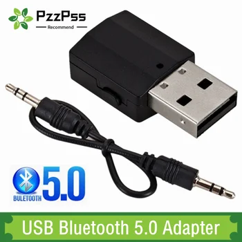 2 în 1 Bluetooth USB 5.0 Transmițător Receptor Mini de 3,5 Mm AUX Stereo Muzică Wireless Adaptor Pentru Radio Auto TV Cască Bluetooth