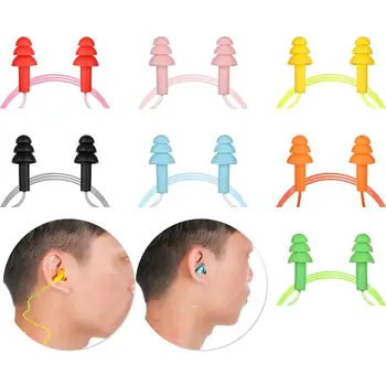 Colorate Silicon Moale Confort Accesorii Piscina De Înot Urechi Protector De Reducere A Zgomotului Căști De Protecție A Auzului