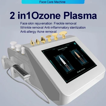 NOI Ozon cu Plasmă Mașină RF 2 in1 Fibroblaste cu Plasmă Îndepărtarea Ridurilor Terapie de Ridicare Fata de Întinerire a Pielii Patch-uri de Îndepărtare