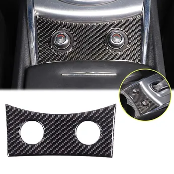 Pentru perioada 2007-2013 Infiniti G25 G35 G37 moale fibra de carbon auto comutator încălzire scaun panoul de autocolant auto interioare accesorii de protecție