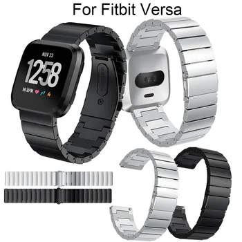 Noua moda din oțel inoxidabil curea de ceas Pentru Fitbit-Versa ceas inteligent Brățară de Înlocuire Metal Brățări Accesorii watchband