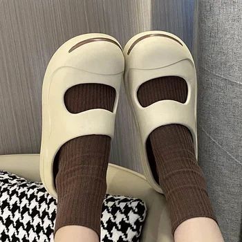 Femei de Moda de Vară Slide-uri cu Talpă EVA Papuci Non Alunecare Doamnelor Pantofi de Confort Adecvat în aer liber și în Interior