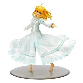 21cm Anime Japonez Aripa Fate Stay Night Sabie Ultimul Episod figurina Jucarie din PVC de Colectie Model de Papusa Jucării