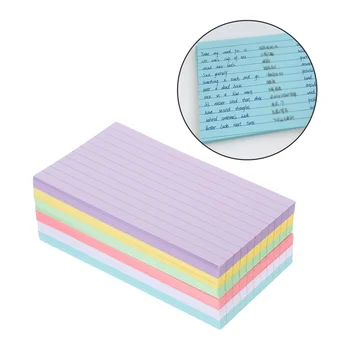 300 De Coli Colorate Carduri De Index A Face Propria Dvs. De Memorie Notă Tampoane Mici Flash De Hârtie Kraft Colorate