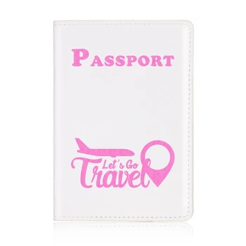 Moda din Piele PU Pașaportul Titularului de Card de Credit de Călătorie Protector frige Iubitor Cuplu Cadou de Nunta pentru Femei Barbati