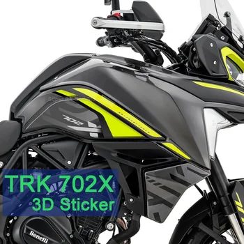 2023 Trk702x Accesorii Motociclete 3D Gel de Rășină Epoxidică Autocolant Tank Pad Kit de Protecție Pentru Benelli TRK 702X 2023-