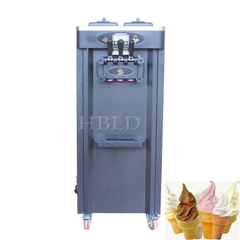 Complet Automat Trei Aroma Moale Vertical Mașină De Înghețată, Comerciale Congelate Con Mașină