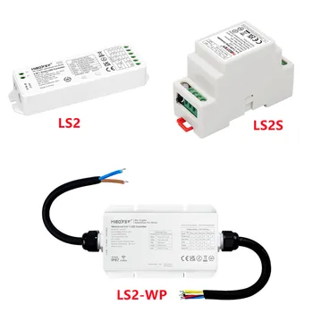 Miboxer Smart LED Controller LS2 LS2S LS2-WP 5-în-1 Șină DIN Benzi cu LED-uri Controler CCT/RGB/RGBW/RGB+CCT Lampa de Bandă