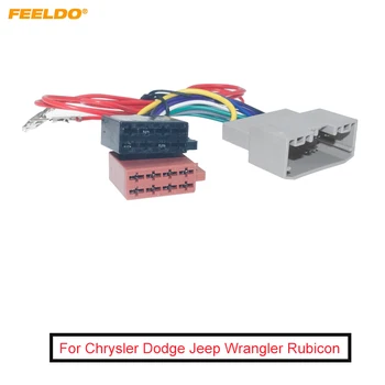 FEELDO Auto Radio CD Audio ISO Cablaj Adaptor Cu ACC sârmă pentru Chrysler Dodge Jeep Wrangler Rubicon 2007+ ISO Cablu