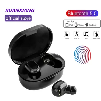 A6S TWS Wireless Bluetooth Căști Cu Microfoane Sport Căști Căști de anulare a Zgomotului Dopul Mini-Casti Hands-free