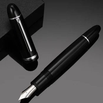 JinHao X159 Acrilic Negru Stilou Argent Clip Bine Peniță Extins F 0,5 mm Rechizite Pixuri Pentru a Scrie articole de Papetărie