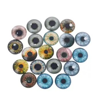 20buc Sticlă Ochilor de Păpușă Animal Meserii DIY Ochi De Dinozaur Ochi Accesorii Bijuterii Handmade 8mm/12mm/18mm