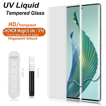 Pentru Huawei HONOR Magic 5 Lite Ecran Protector UV Ecran Complet Lipici Sticlă Călită Pentru Onoare X9a 5G Screenguard Film
