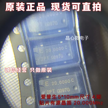 10buc/ 5X10MM patch-uri active oscilator cu cristal 4-pin 20M 20MHz 20.000 MHZ SG-636P oscilator