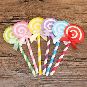 12PCS Lollipop Cupcake Topper Consumabile Partid Ziua de nastere Tort Fân Ziua Consumabile Decoratiuni Partid băiat de copii pentru Copii