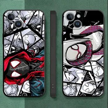 Negru Moale Marvel Spider Man Gwen Coperta Cazul în care Telefonul pentru huawei G8 ThinQ G6 K50s K50 K61 K52 K41s K42 G7 K51s K71 G7 ThinQ Cazuri