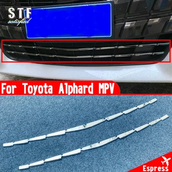 Pentru Toyota Alphard MPV 2024 2025 Accesorii Auto ABS Bara Fata Grile masca Autocolante Decorare