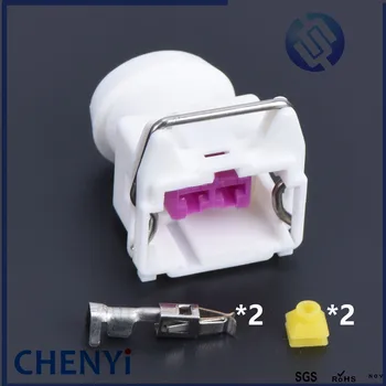1set 2 pin 144473-8 de sex Feminin (3.5) Auto Masina Difuzor Priză Cablu Conector Electric Pentru C4 C6