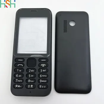 Nou Pentru Nokia 215 Complet Complet Carcasa Telefon Mobil Caz Acoperire+Tastatura Engleză De Plastic Plină De Locuințe