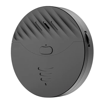 2X Tuya Wifi Inteligent de Alarmă Ușă Și Fereastră Senzor de Vibrații de Securitate Alertă de Protecție Funcționează Cu Alexa, Viața Inteligentă(Negru)