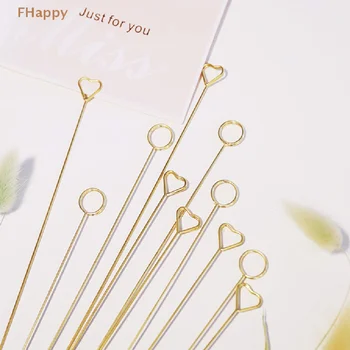 10buc art titularul cardului de metal carte poștală clip magazin de flori card special placat cu aur de flori pentru decor petrecere