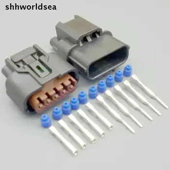 Shhworldsea 5 Pin 6189-1081 6189-6909 de sex Feminin de sex Masculin 1.2 mm Automobile Conector Impermeabil Plug Automată a Senzorului de Oxigen Plug